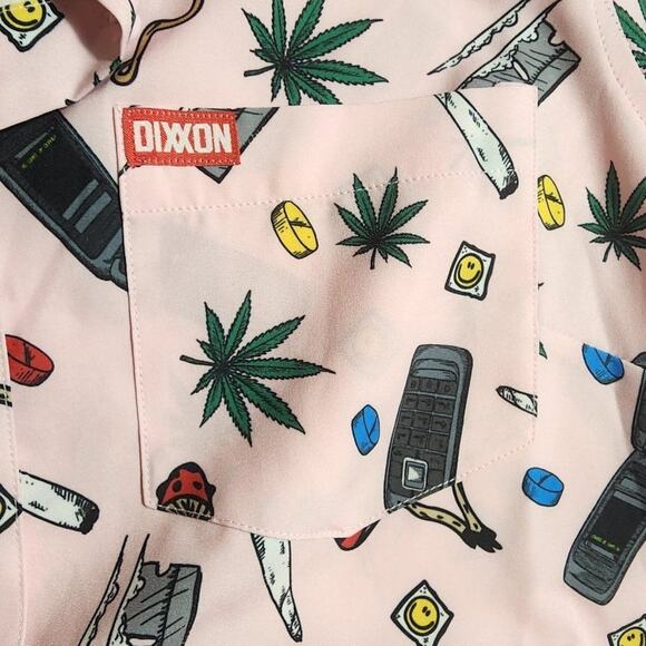 Dixxon Flannel The New Guy Womens Shirt Stretch Party Size MEDIUM NWOT - Picture 5 of 5